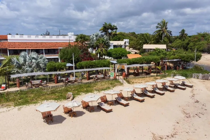 Praia de Peroba em frente à Pousada Encontro das Águas