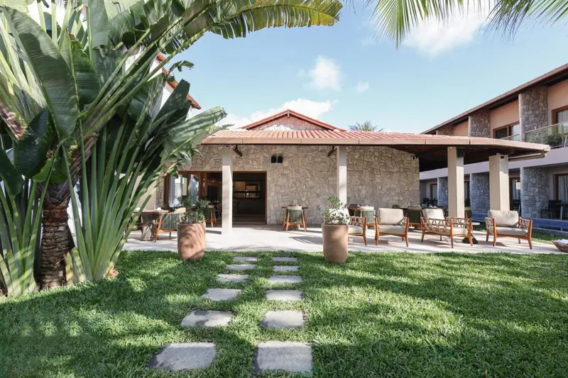 Fachada da pousada