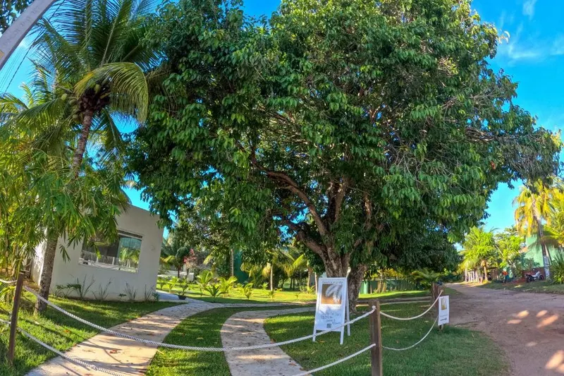Área externa do hotel