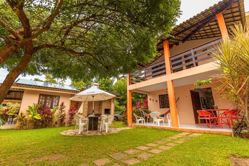 Área externa da hospedagem