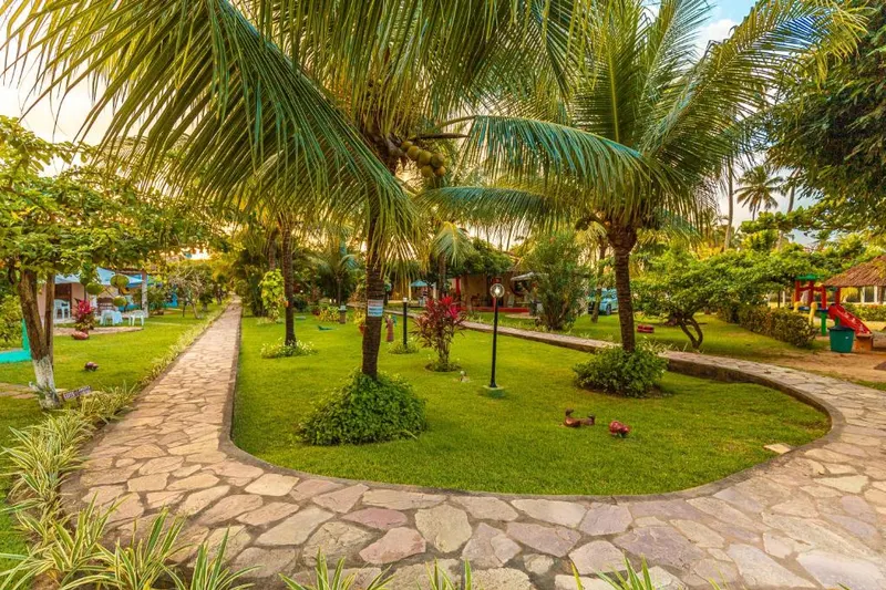 Área de lazer da hospedagem