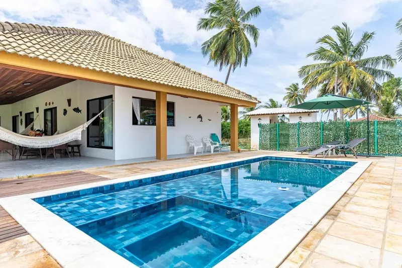 Piscina da hospedagem