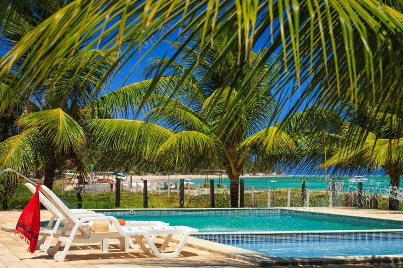 Piscina da hospedagem