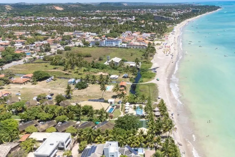 Vista da hospedagem