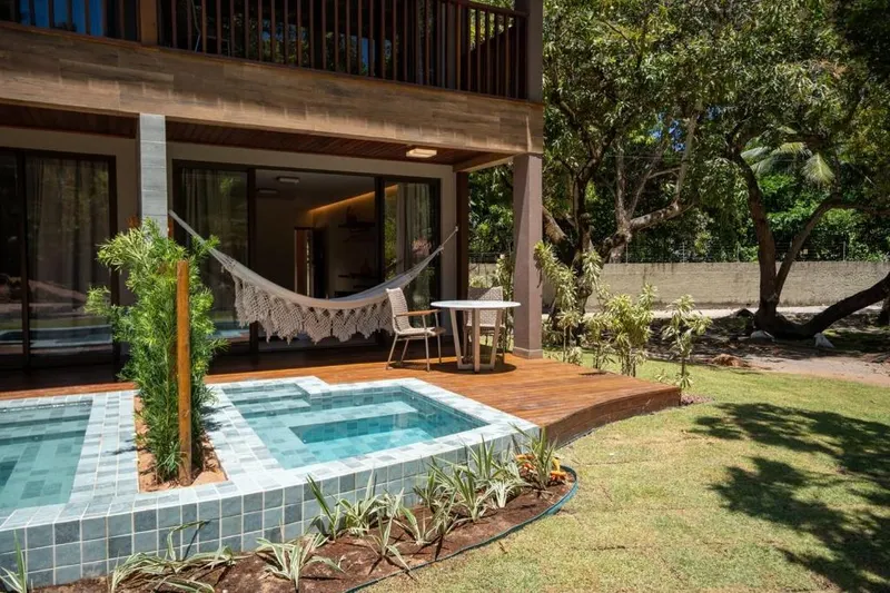 Piscina da hospedagem