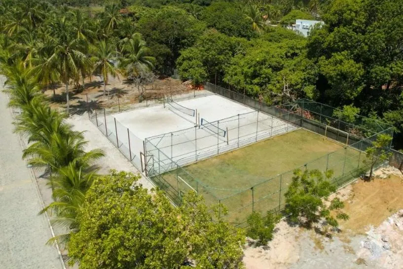 Vista da hospedagem