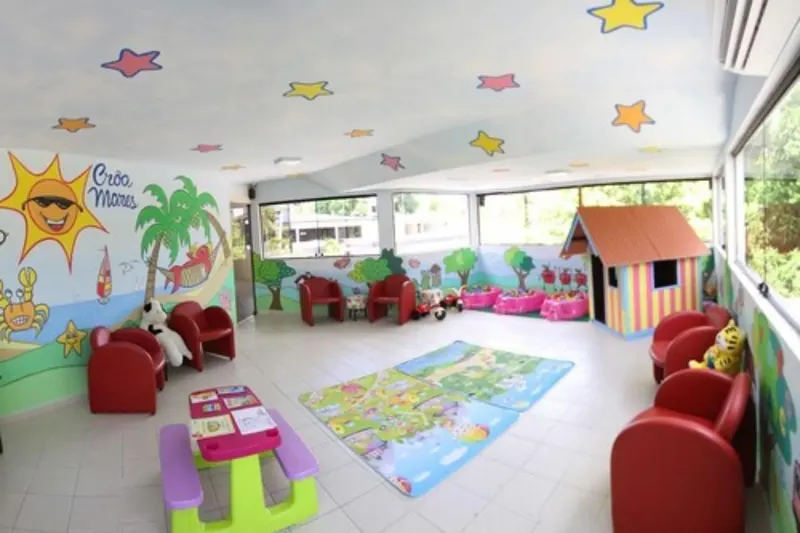 Espaço para crianças do hotel