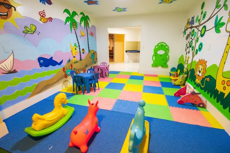 Espaço para crianças do hotel