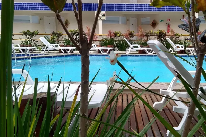 Piscina do hotel