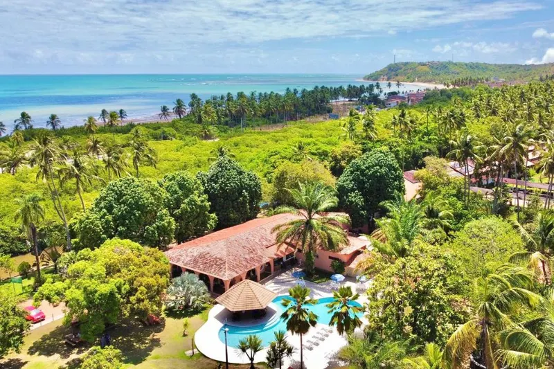 Piscina de Eco Pousada Paraíso dos Coqueirais
