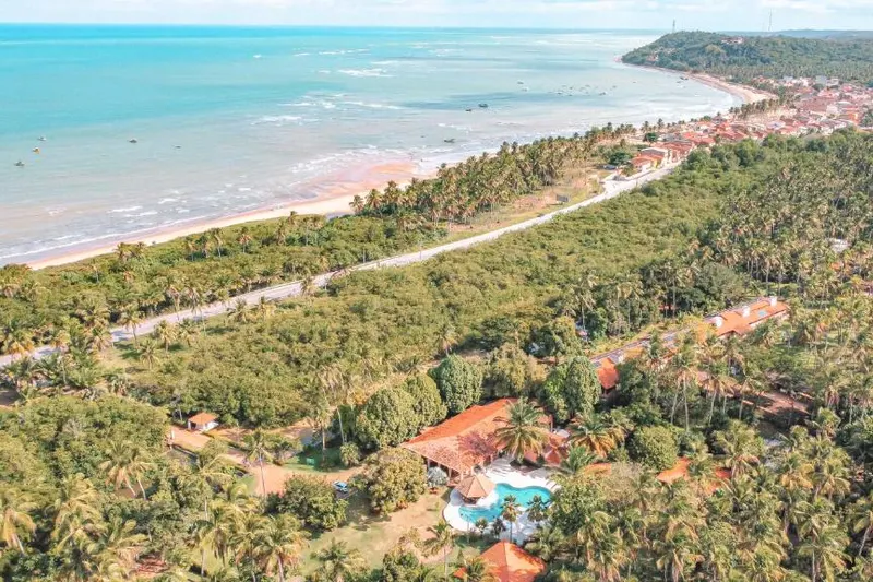 Vista da pousada