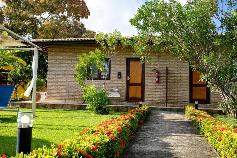 Fachada do resort