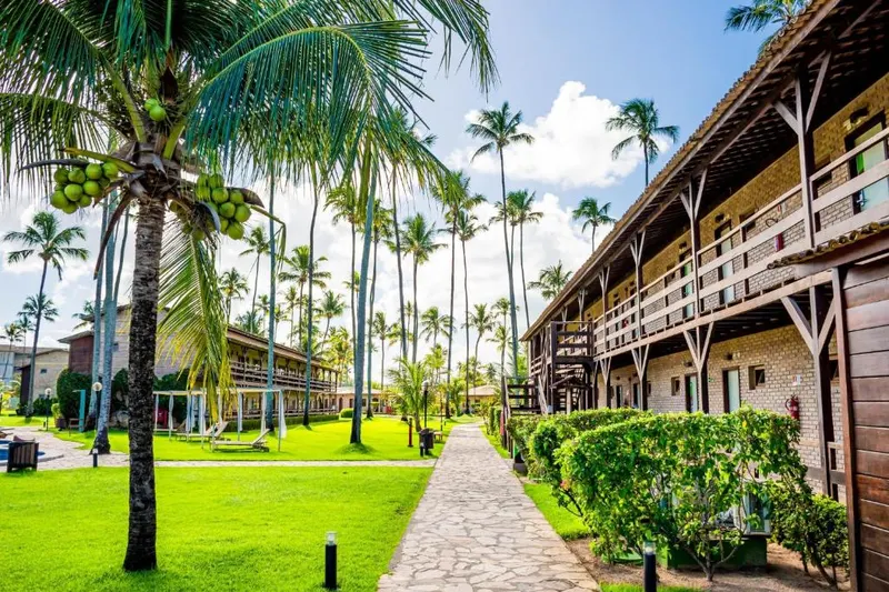 Fachada do resort