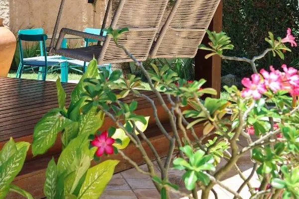 Área externa do hotel