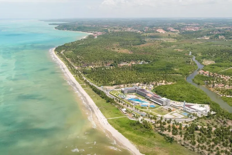 Vista do resort