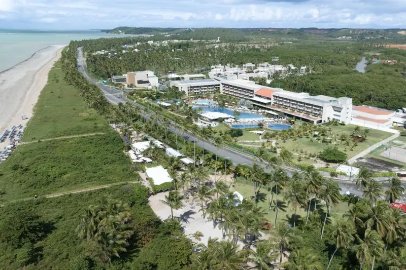 Vista do resort