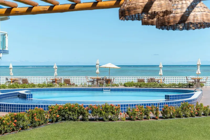 Piscina da hospedagem