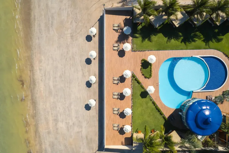 Piscina da hospedagem