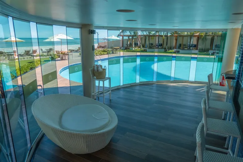 Piscina da hospedagem