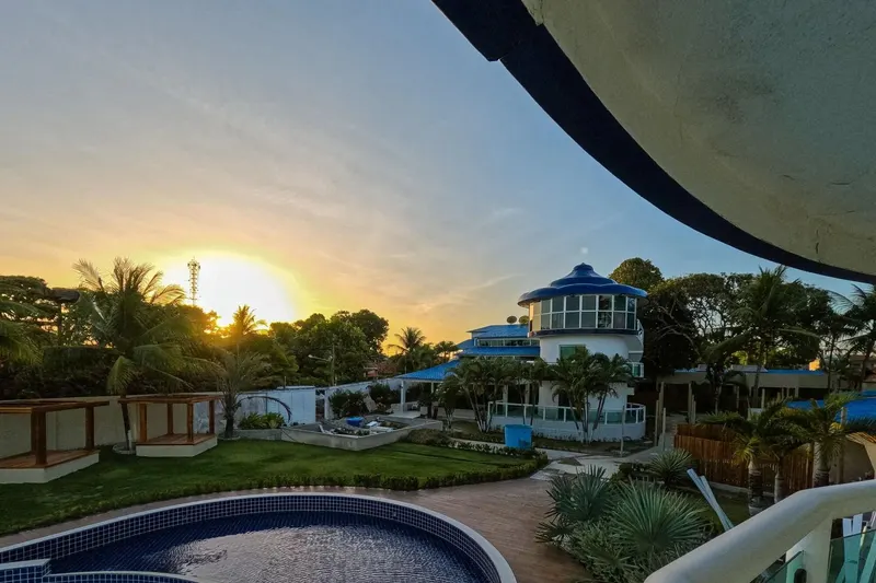Piscina da hospedagem
