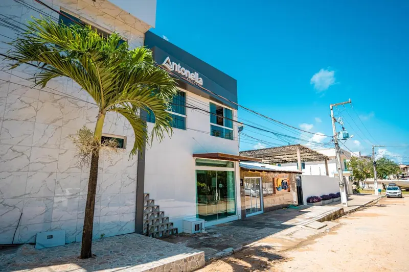 Fachada da pousada