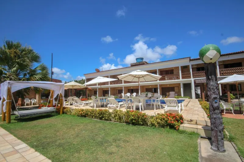 Fachada da pousada