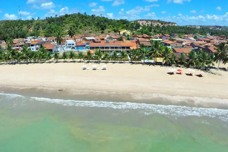 Vista da pousada