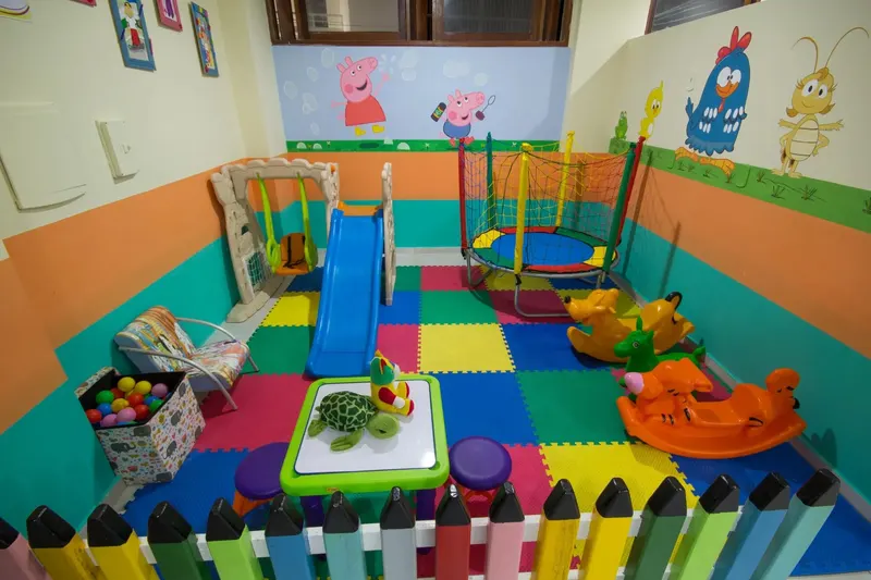Espaço para crianças da pousada