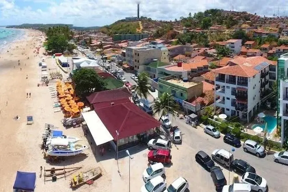 Vista da pousada