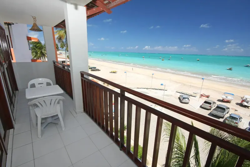 Vista da pousada