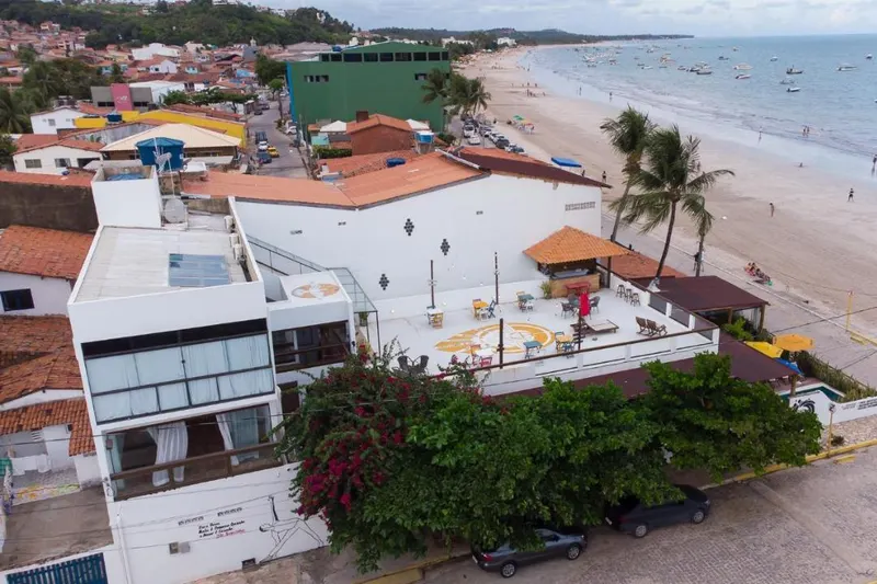 Vista da pousada