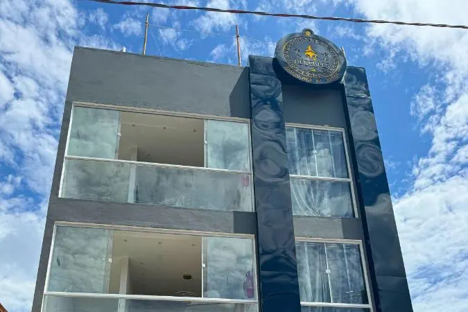 Fachada da pousada