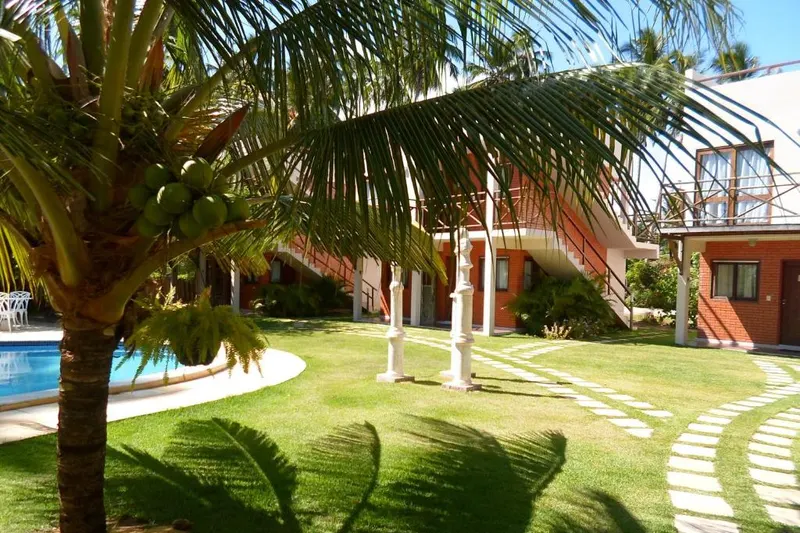Área externa da pousada