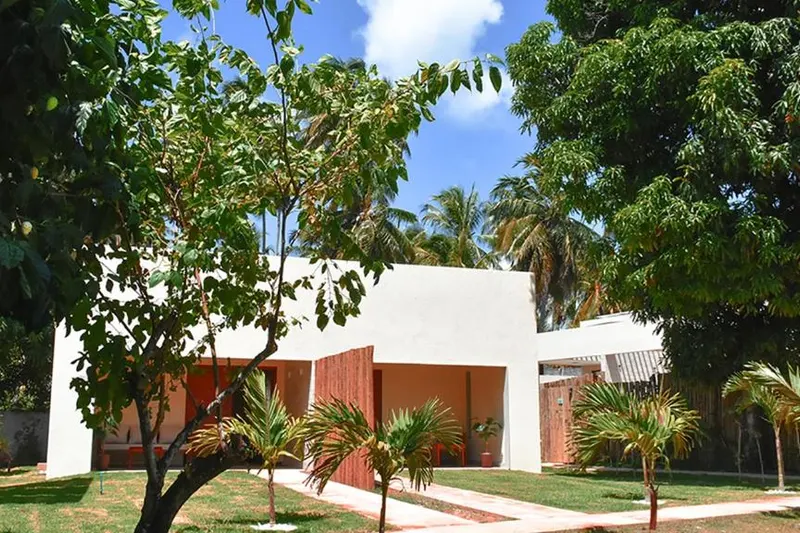 Fachada da pousada