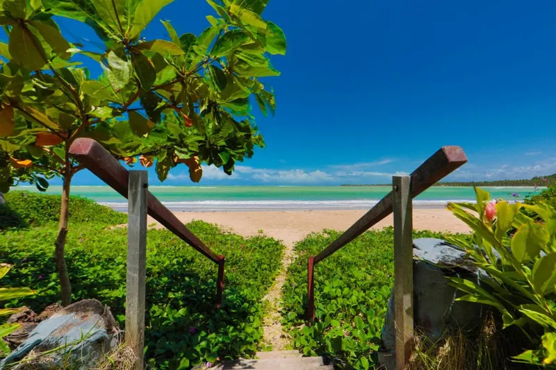 Vista da pousada