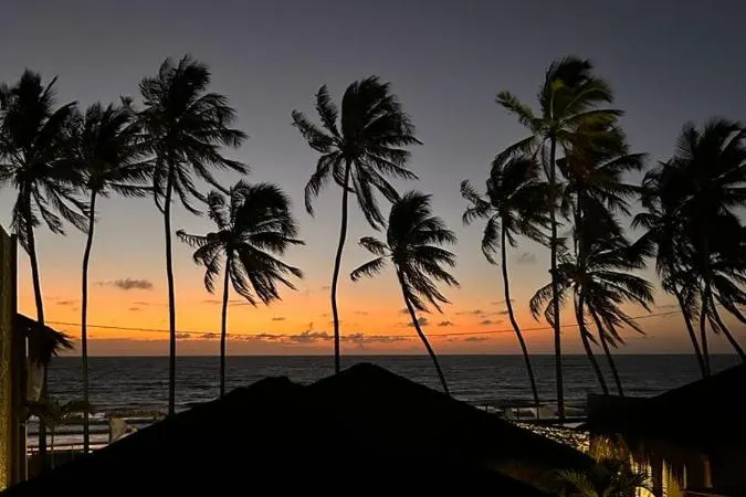 Vista da pousada