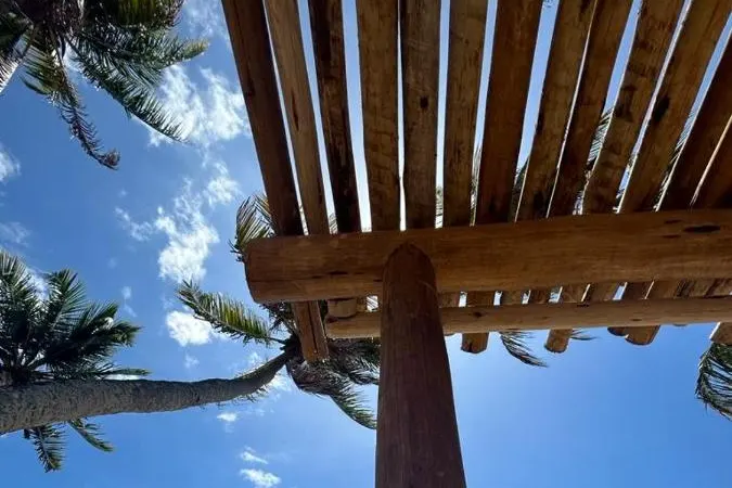 Vista da pousada