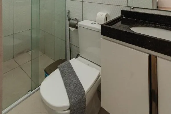 Banheiro da pousada