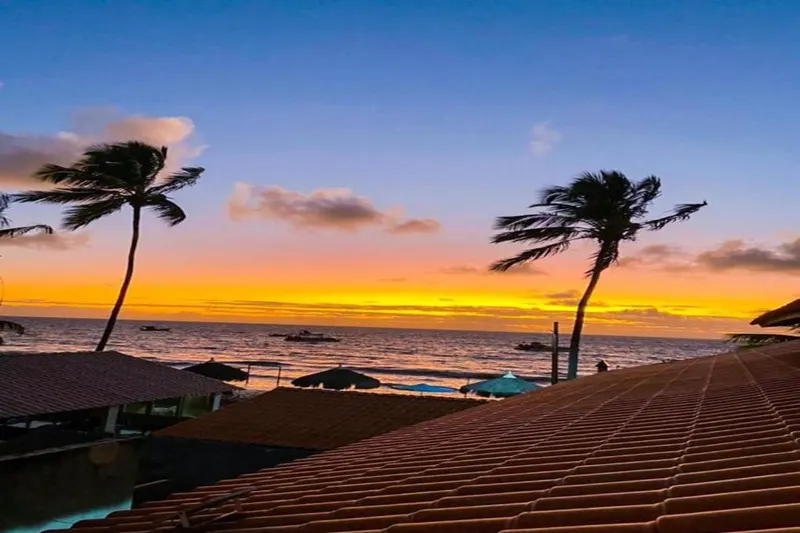 Vista da pousada