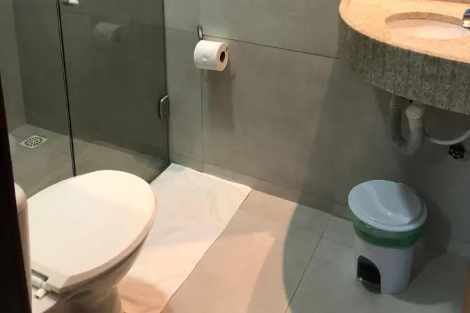 Banheiro da pousada