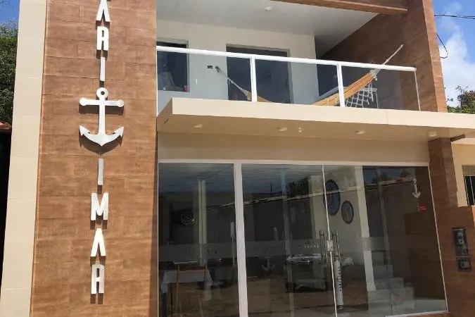 Fachada da pousada