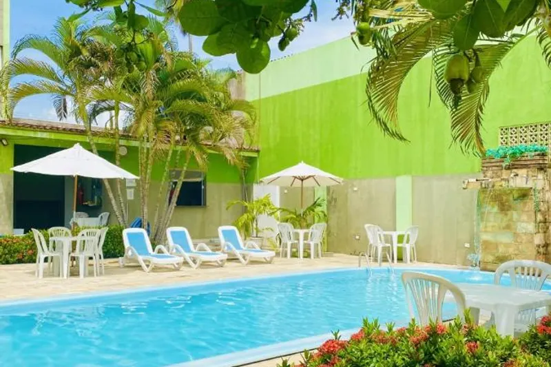 Piscina de Pousada o Caribe de Maragogi