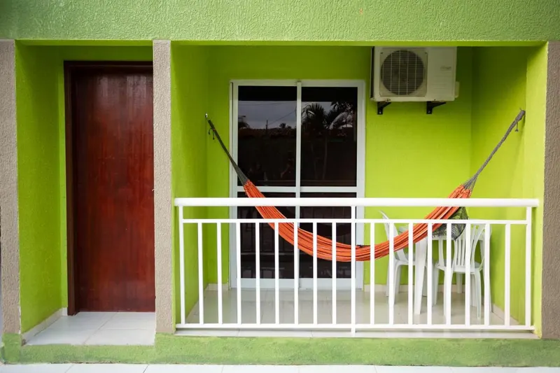 Fachada da pousada