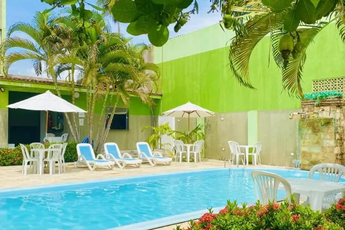 Piscina de Pousada o Caribe de Maragogi