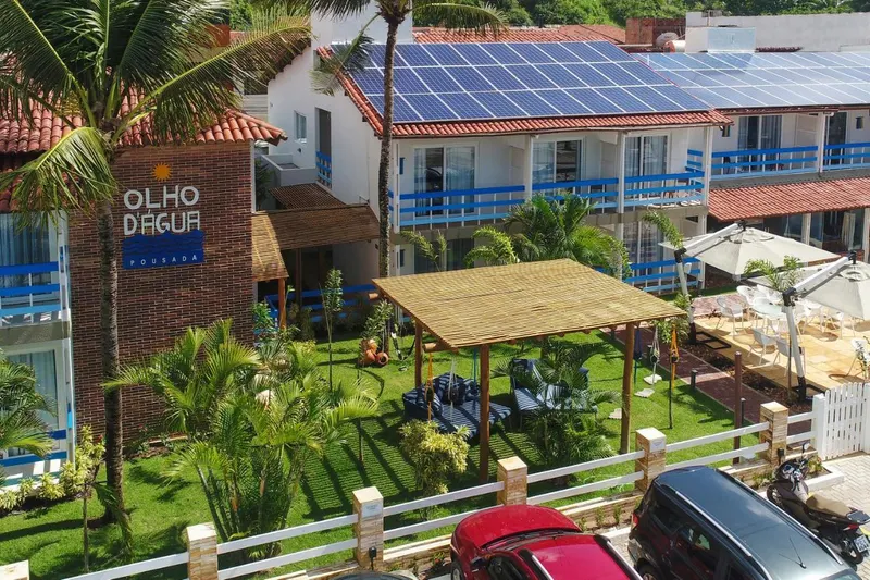 Vista da pousada