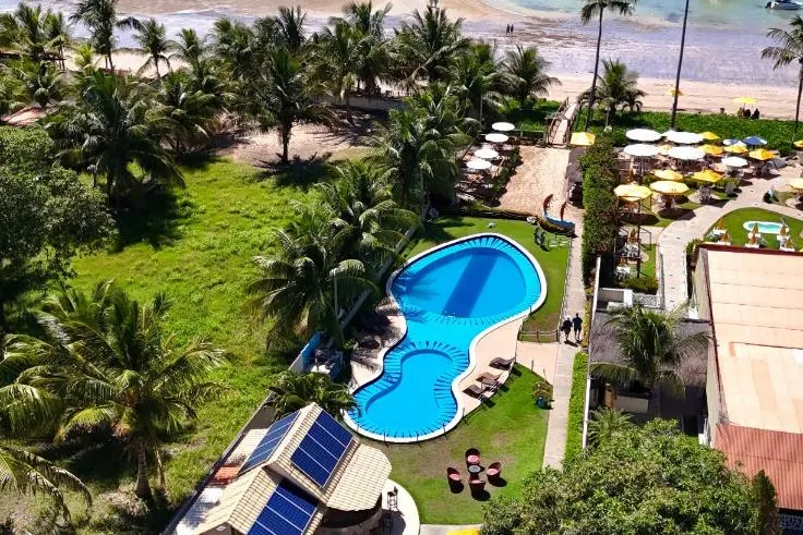 Vista da pousada