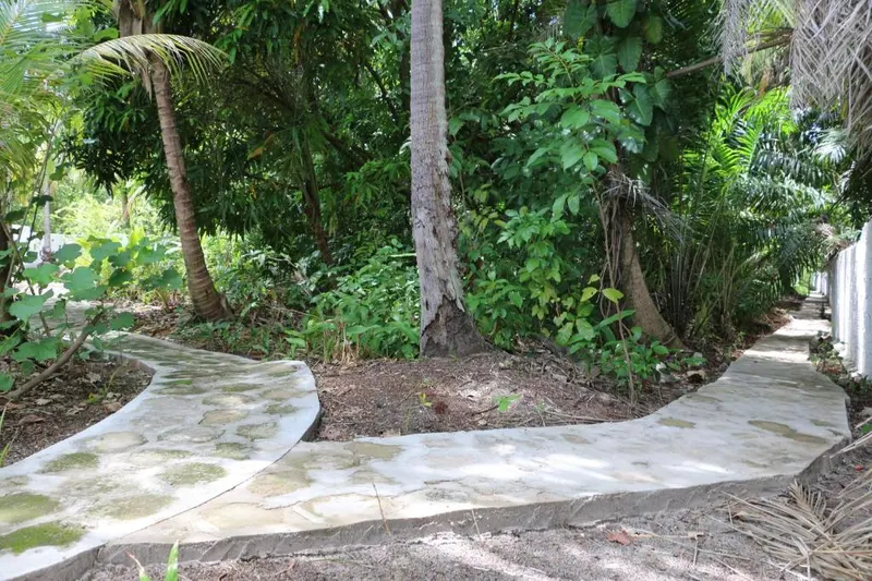 Área externa da pousada