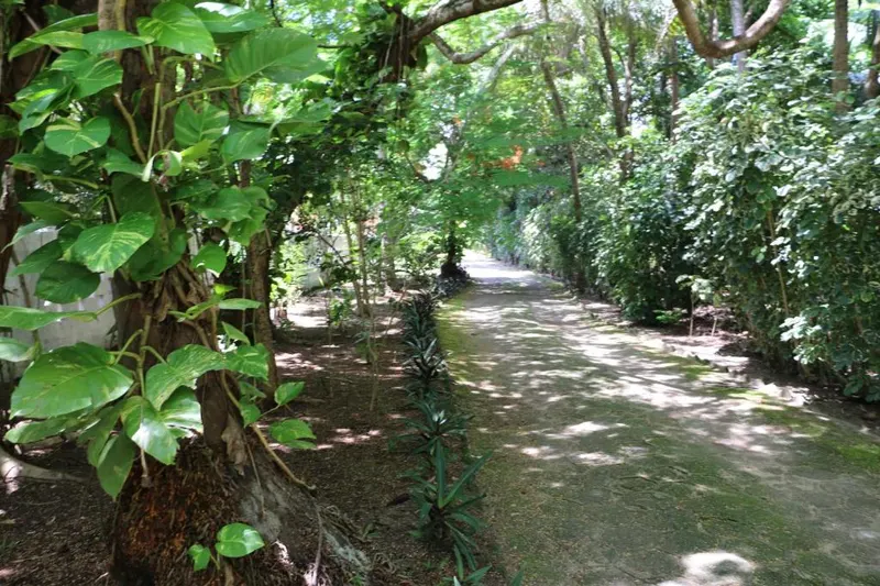 Área externa da pousada