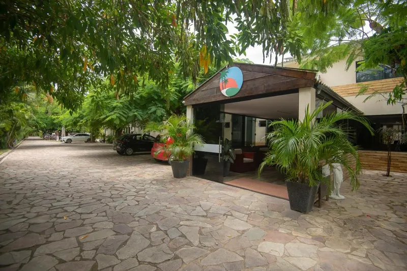 Fachada da pousada