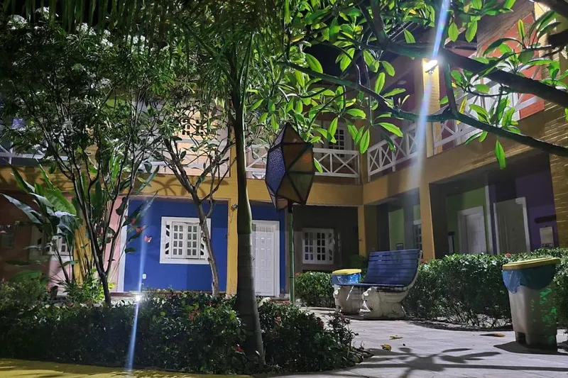 Fachada da pousada
